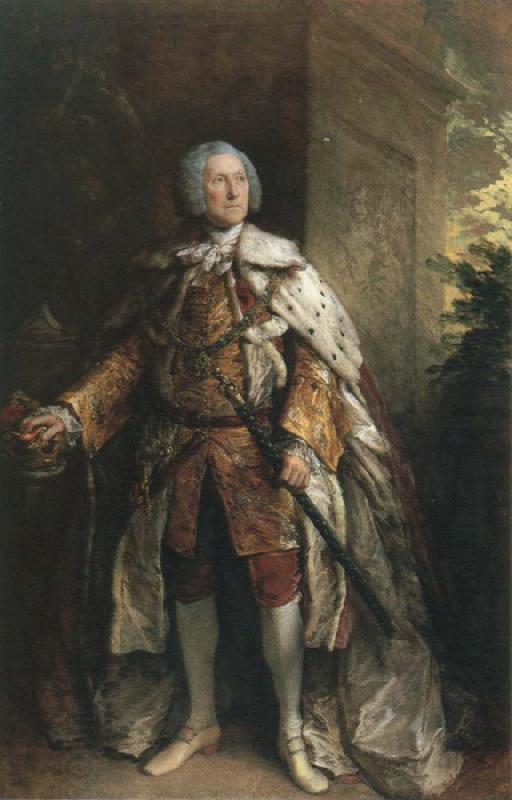 Thomas Gainsborough john campbell ,4th duke of argyll oil painting picture